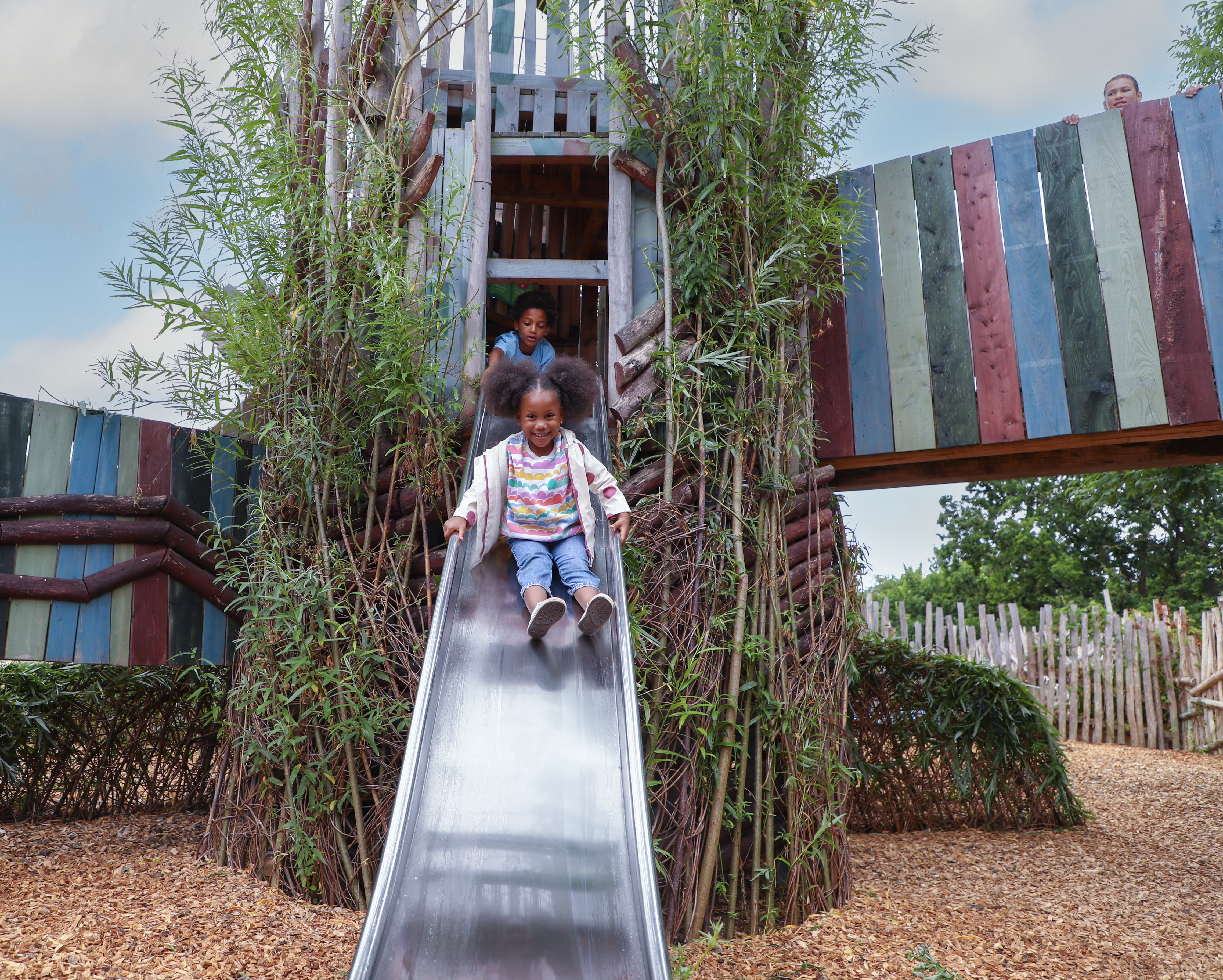 Hobbledown Heath Toddler Play Area Slide Family Day Out London.Jpg