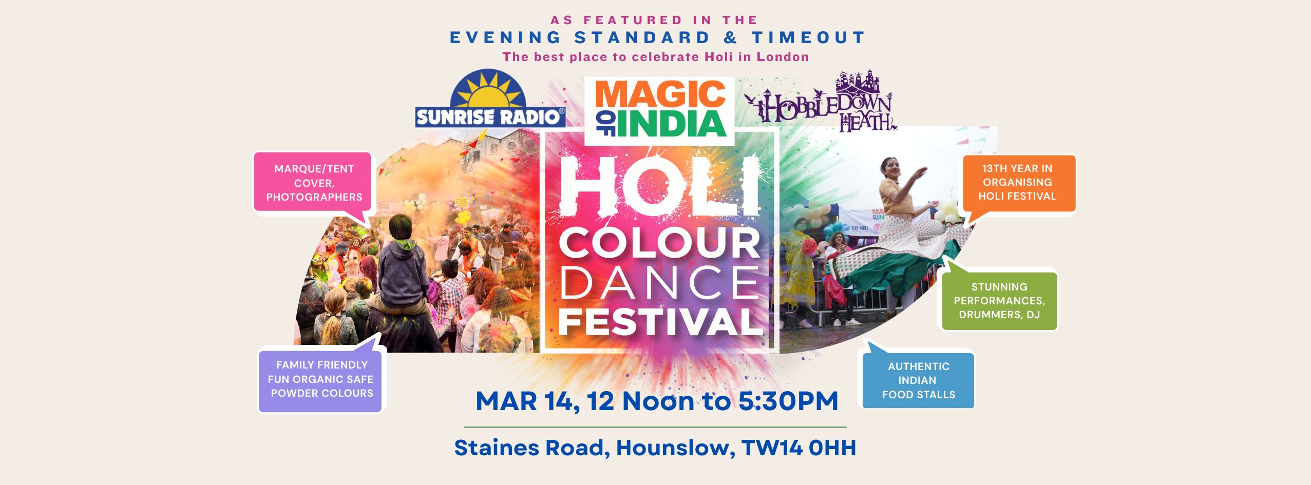 Hounslow Holi Poster Cover