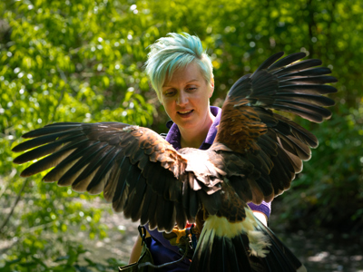 Handler and Bird of Prey