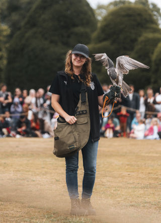 Bird of Prey and Handler