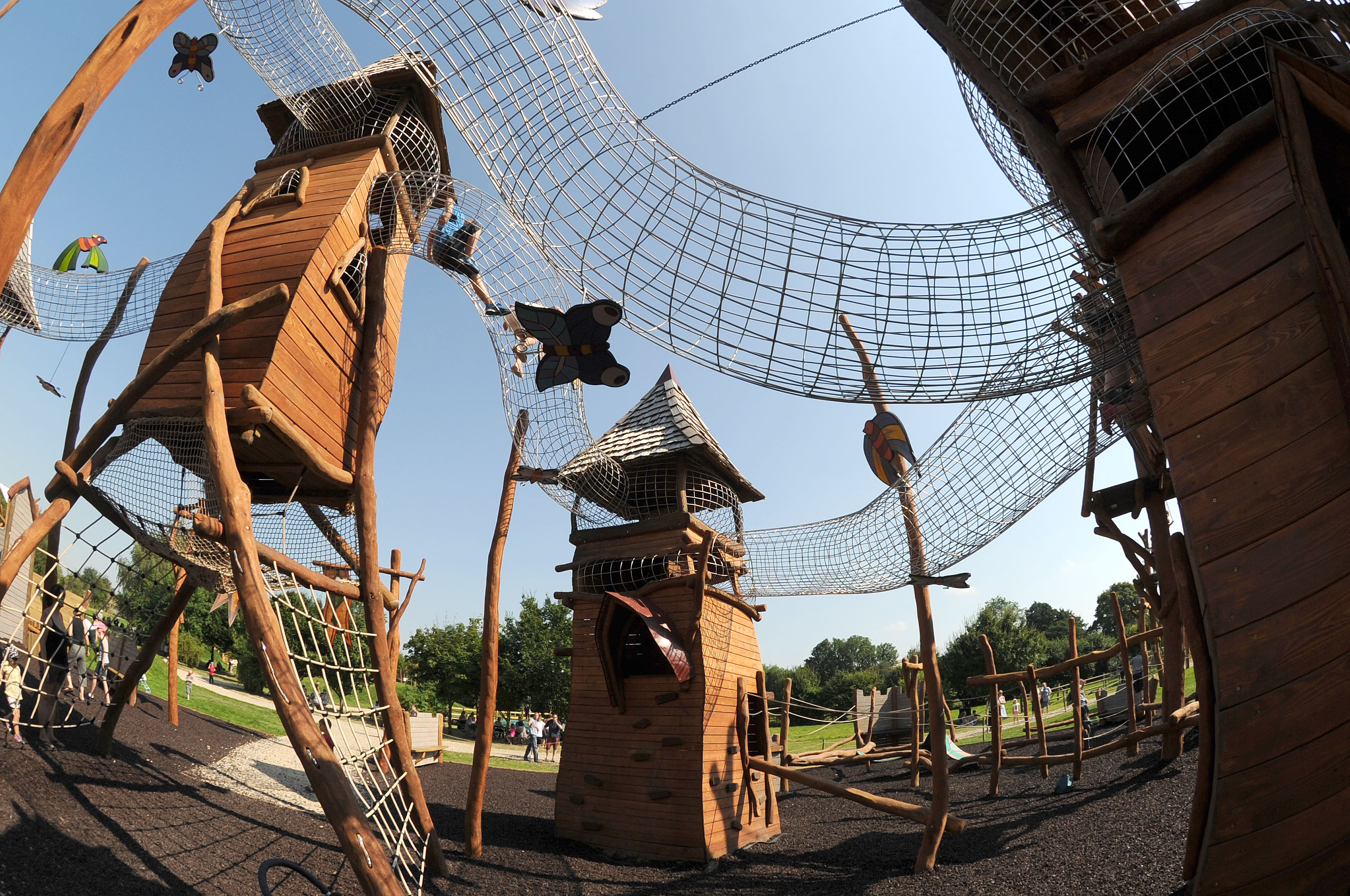 Hobbledown Epsom Rope Bridges Adventure Playground.Png