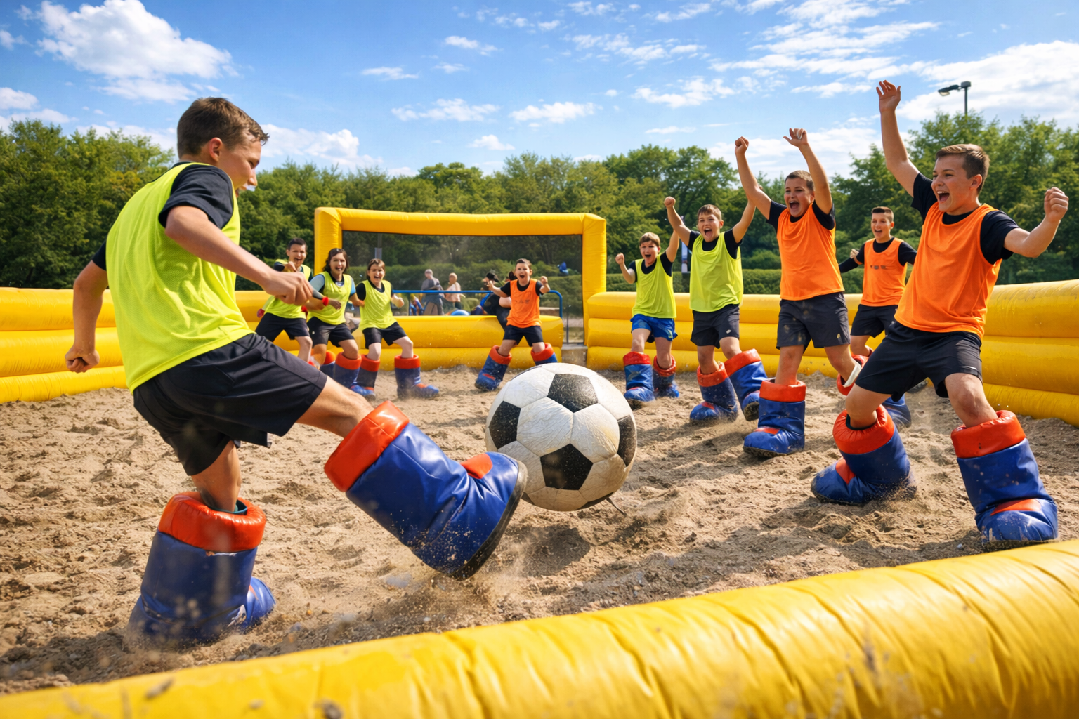 Gripped Mega Games Arena Birthday Party Action.Jpg