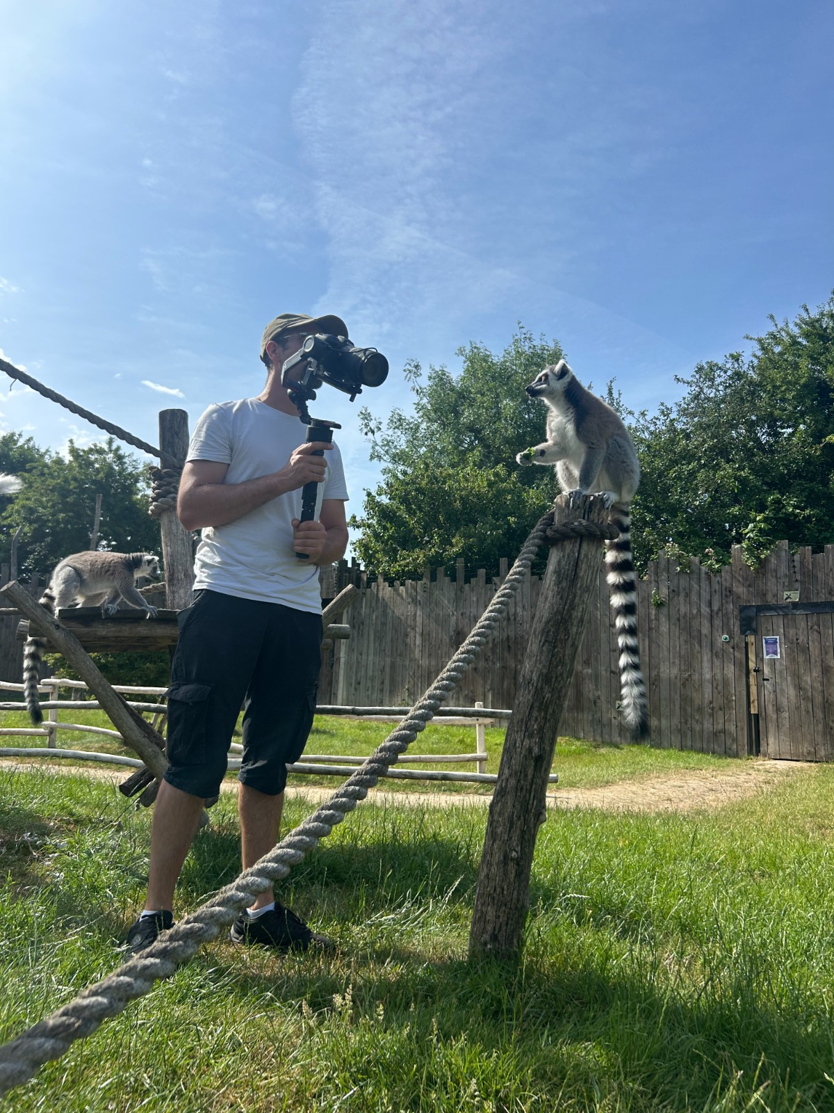 Paul and Ring-tailed Lemur